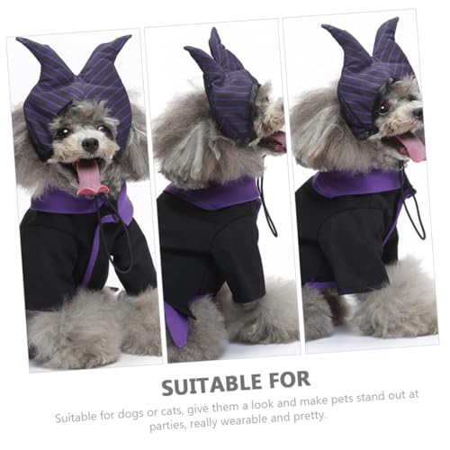 Disfraz Bruja Halloween para Perro Talla L miniatura 4