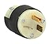 (10 PLUGS) - HBL5366C HUBBELL 20 AMP, 125V, NEMA 5-20P MALE STRAIGHT BLADE PLUG, 5366-C, GROUNDING, 3 WIRE INSULGRIP 20A