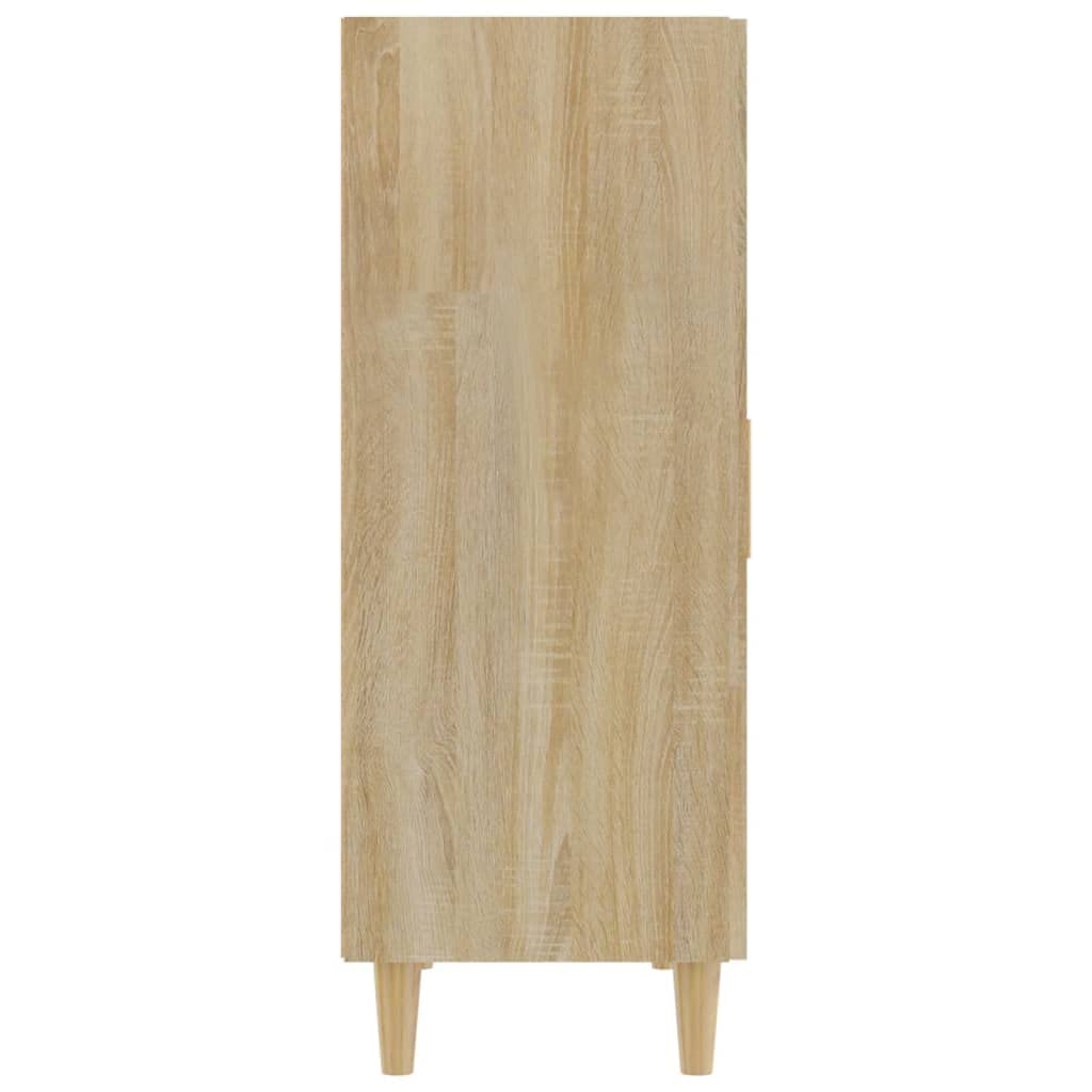 vidaXL Buffet Armoire de Rangement Organisateur de Maison Meuble de Rangement Armoire de Salon Intérieur Chêne Sonoma 70x34x90 cm Bois d'Ingénierie