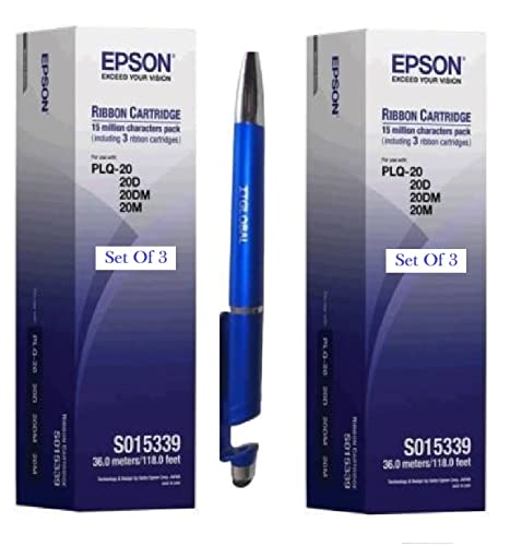 See full amazon price history chart for Epson PLQ 20 Ribbons (Set of 2) with ITGLOBAL 3in1 Multi-Function Mobile Phone Stand, Stylus Pen, Anti-Metal Texture Rotating Ballpoint Pen (Very Colors) C13S015592 PLQ-20 Epson PLQ 20 Ribbons (Set of 2) with ITGLOBAL 3in1 Multi-Function Mobile Phone Stand, Stylus Pen, Anti-Metal Texture Rotating Ballpoint Pen (Very Colors) C13S015592 PLQ-20 (B07NJR21BW) Amazon Price History, Amazon Price Tracker