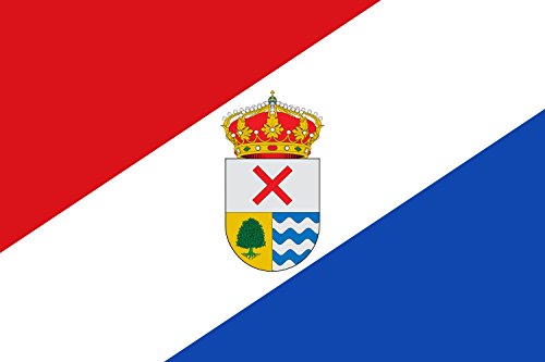 Drapeau Rascafría Madrid grand modèle résistant pour décoration murale
