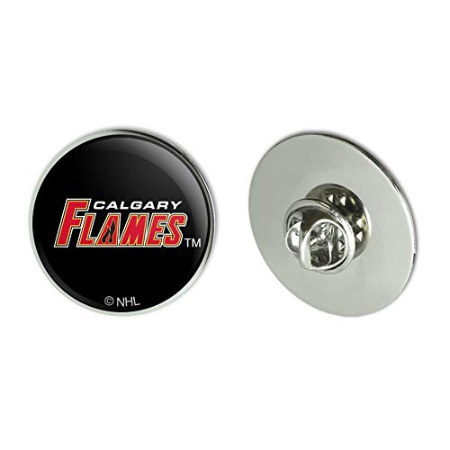 NHL Calgary Flames Logo Metal 1.1" Tie Tack Hat Lapel Pin Pinback
