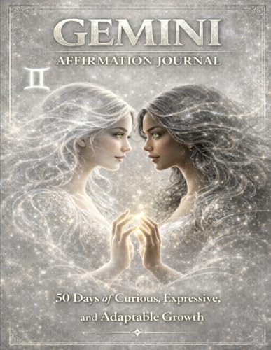 Gemini Affirmation Journal: 50 Days of Curious, Expressive, and Adaptable Growth
