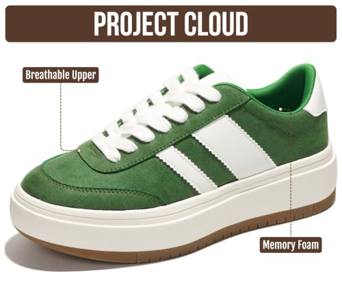 Image of Project Cloud Platform Sneakers for Women - Lightweight Memory Foam Insole Womens Sneakers - Non-Slip Fashion Sneakers for Women Footwear - Women's Fashion Platform Shoes (Nita)
