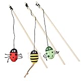 SPOT Ethical Pet Products 68052173: Toy Cat Insect Teaser Wand