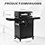 4+1 Burner Propane Gas Grill,47,000 BTU Outdoor BBQ with Enameled Cast Iron Grates and Side Tables, Portable for Backyard, Patio,Camping,3-in-1 BBQ Grill and Griddle Combo,555 Sq.in Cook Area