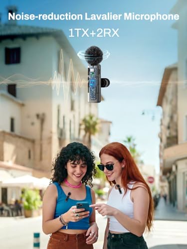 Image of USKEYVISION Vlogging Kit for iPhone&Android,Content Creator Essentials,YouTube Starter Kit w /Wireless Microphone&Remote,68 inch Auto Face Tracking Tripod for iPhone w /Light for TikTok Video Recording