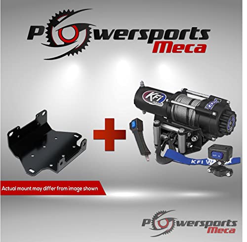 RPM 3000 lb KFI Winch Combo Compatible con Yamaha Grizzly miniatura 1
