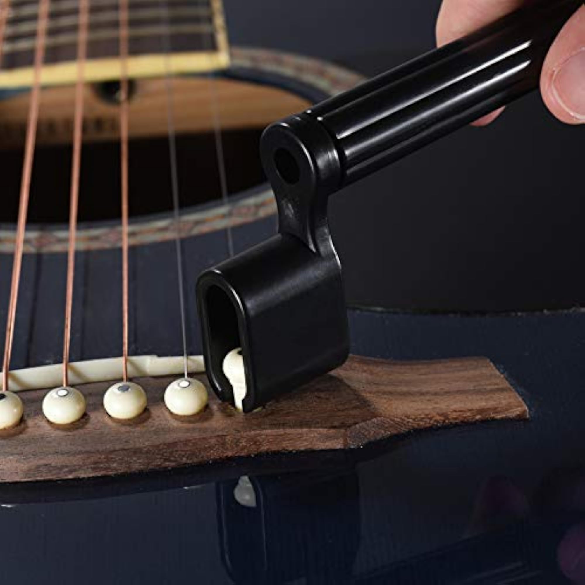 Guitar String Winder with Bridge Pin Remover