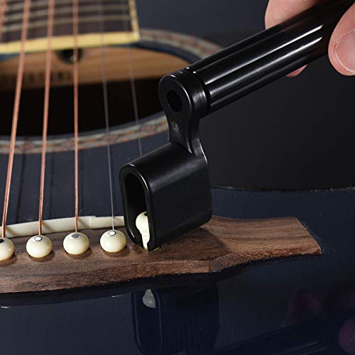 Image of amiciSound Guitar String Winder Grover Quick Speed Bridge Pin Remover Peg Puller Guitar Repairing Tools
