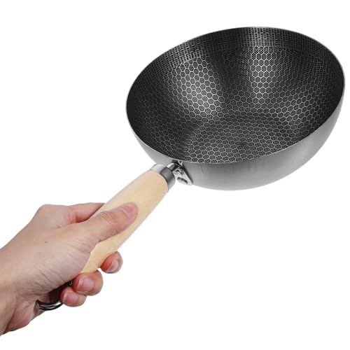 Wok de acero inoxidable honeycomb 20 cm miniatura 6