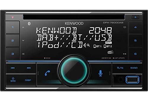Kenwood DPX-7200DAB 2-DIN CD-Autoradio mit DAB+ und Bluetooth Freisprecheinrichtung (Alexa built-in,...