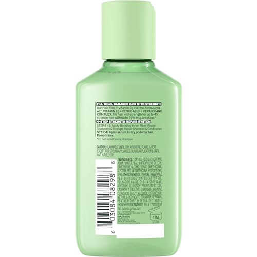 image for Garnier Fructis Hair Filler Strength Repair Serum Hair Treatment with 