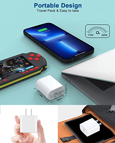 undefined iPhone Charger Fast Charging,iPhone Fast Charger 2Pack Type C Fast Charger Block Plug Adapter 6FT USB-C to Lightning Cable Cord for iPhone 14/13/13 Pro/12 Pro/12 Pro Max/11/Xs Max/XR/X/SE,iPad,AirPods の商品画像 6
