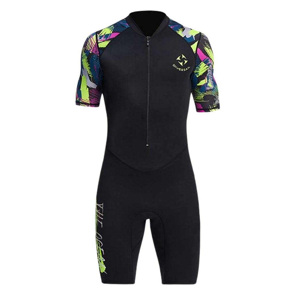 LYLA Men Wetsuit 1.5mm Jumpsuit Dive Suit for Kayaking Water Sports Surfing L-picture-25