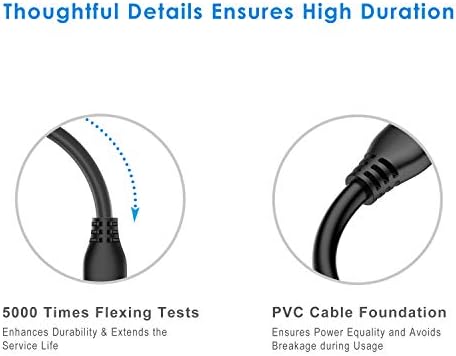 Rankie Micro USB Cable, High Speed Data and Charging, 3-Pack, 1 m, Black