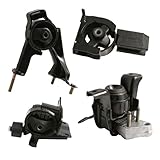 4pcs Motor Mounts Set Kit Compatible with Toyota Corolla (03-08), Matrix (03-06), Pontiac Vibe (03-07) - 1.8L 4Cylinder Automatic Transmission - Engine Mounts, all motor mounts toyota matrix 2003