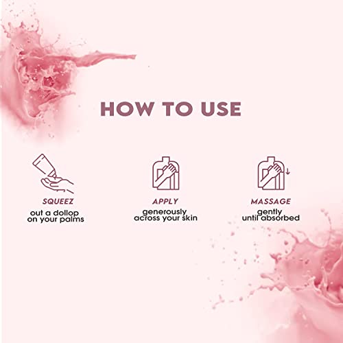 NutriGlow Intense Moisture Skin Whitening Body Lotion with Peach Milk Extracts & Vitamin E for Dry Skin, 24-hour moisture lock - 200ml - Image 5