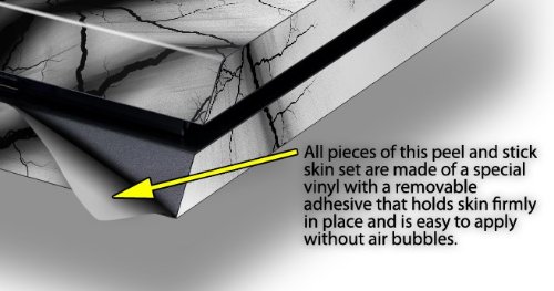 Lightning Black - Decal Style Skin fits original PS4 Gaming Console