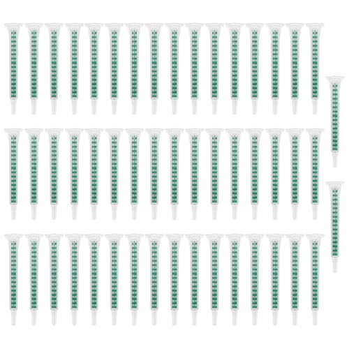 Hsthe Sea – Pistolet à Colle AB, mélangeur Statique à Deux Composants, résine époxy, Tube de mélange, Buses, seringue, 50 pièces