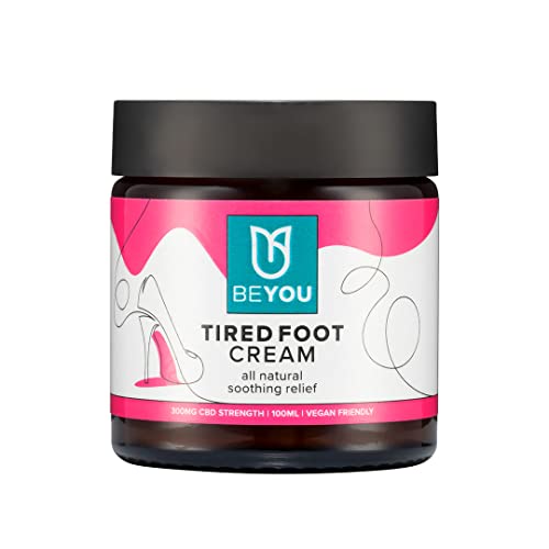 BeYou Tired Foot Cream, Relief from High Heels or Tired, Achey Feet | All Natural Formula