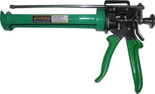 Newborn 335-XSP Steel Dual Component Manual Applicator, Fits 300 ml x 30 ml Cartridge, 26:1 Thrust Ratio