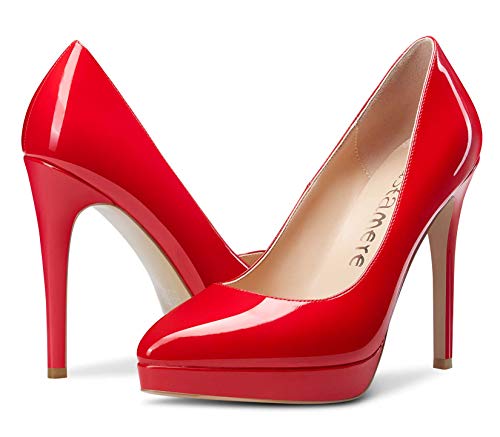 Image of Castamere Womens High Heels Platform Pumps Slip-on Stilettos 12CM Heel Office Dress Shoes