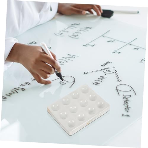 Plaque de réaction porcelaine à cavités pour tests chimiques précis
