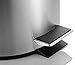 malmo Round Step Trash Cans with Lids, Brushed Finished Stainless Steel Waste Bins (5L)