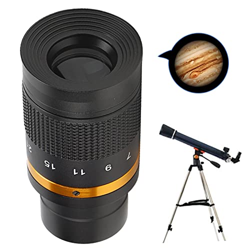 Zoom Eyepieces for Telescopes 1.25,Versatile Telescope Accessories kit,Zoom 7 to 21mm 1.25 Telescope Eyepiece Set for Viewing Moon, Planets, Nebulae