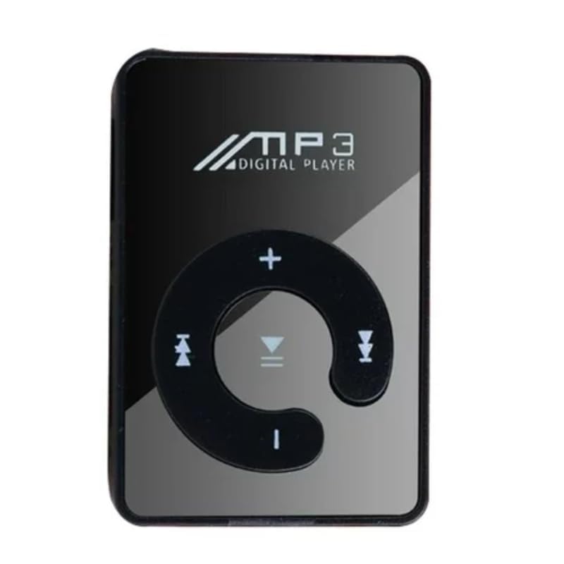Image of Mabron Portable MP3 Player with Back Clip, Lightweight Music Player with USB Charging, Supports Memory Card, Compact Design for Travel, Gym & Daily Use