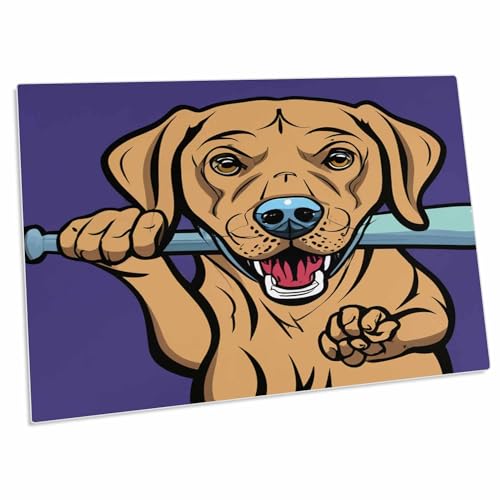 3dRose Cute Funny Labrador Retriever Desk Pad 58x41 cm miniatura 1