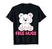Free Hugs - Lustiges Motiv mit Spruch Kostenlose Umarmungen T-Shirt