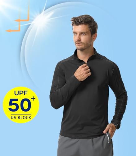 Danfiki Camiseta Protección Hombre Solar UPF 50+ para Camiseta Secado Rápido Deportes Acuáticos Surf Natación Verano - imagen 5