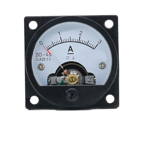 Ampèremètre rond CC SO-45 testeur électrique analogique 5A cadran 47mm