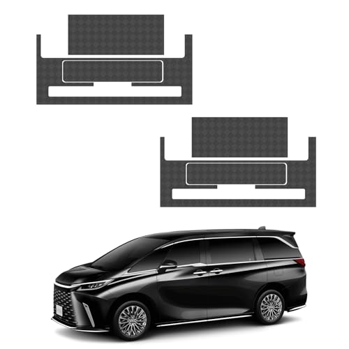 【RUIYA】2pcsセット 改良済み トヨタ 新型 アルファード ヴェルファイア 40系 専用 後部座席 キックガード 2列目 プロテクター インナードアパネル保護カバー 40アルファード トリムガード キックマット バックキックマット 40ヴェルファイ