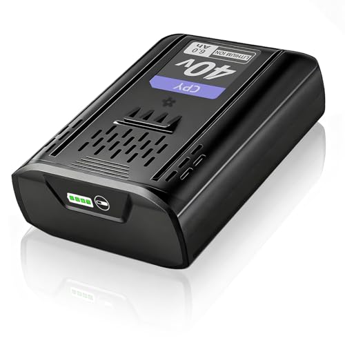 CPY Replacement for Kobalt 40V Battery 6.0Ah, Lithium Ion 40V MAX Battery Compatible with KB540-06, KB440-06 KB240-06, KB2540C-06 for Cordless Power Tool Lawn Mower and String Trimmer