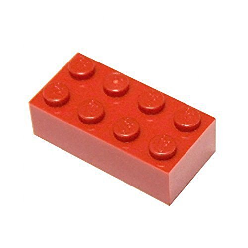 LEGO Parts and Pieces: Red (Bright Red) 2x4 Brick x100