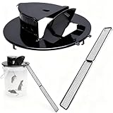 Bucket Lid Mouse Trap Metal 5 Gallon Bucket lid, Strong Material That Will Not Deform or be Bitten, Humane or Lethal Rat Traps, Auto Reset, Repeat Catch for Indoor Outdoor