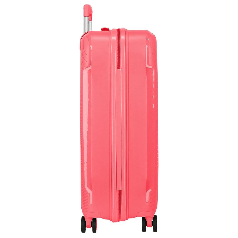 Roll Road Orbit, Maleta de Cabina, Equipaje, Interior con Dos Compartimentos, Fabricada en ABS Material Resistente y Ligero, 4 Ruedas giratoriasCierre de combinación Lateral, De Joumma Bags