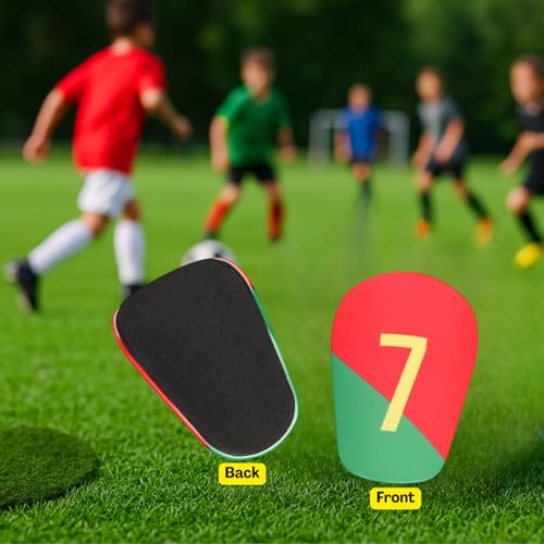 Image of Mini Shin Guards for Kid, Lightweight Small Shin Pads Protective Gear for Kids Youth, Comfortable Shinpad for Football Training Matches, Durable Sports Shin Guard