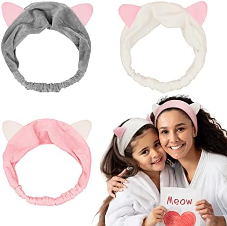 Dreamlover Spa Headband, Makeup Headband for Women, Skincare Headband for Washing Face, 3 Pack