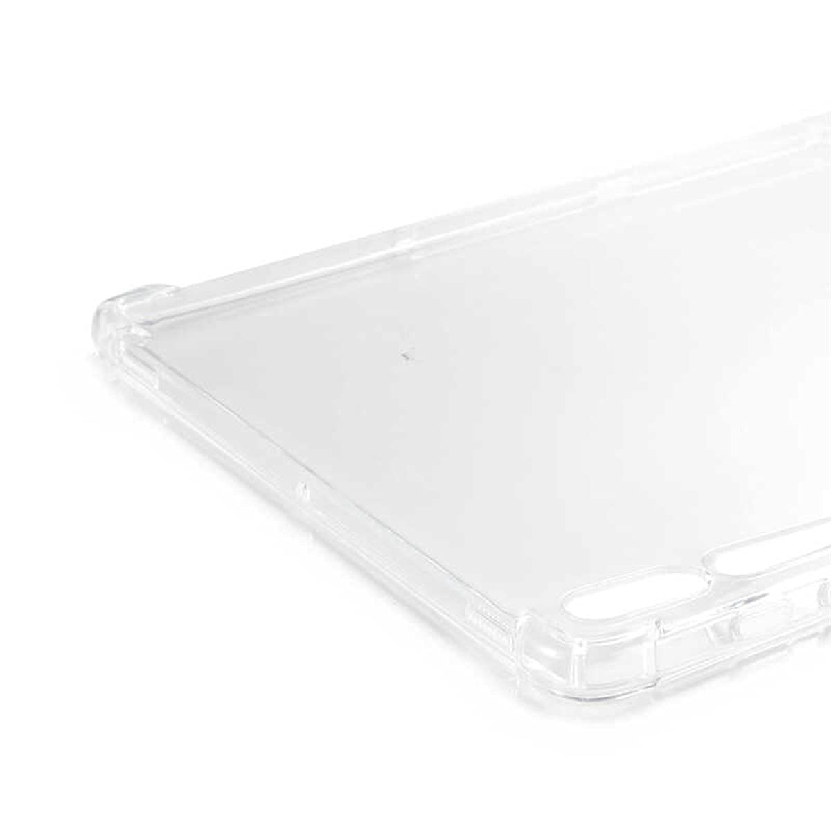Zore Galaxy ile uyumlu Tab S7 Plus T970 Kılıf Tablet Nitro Anti Shock Silikon Kapak Renksiz