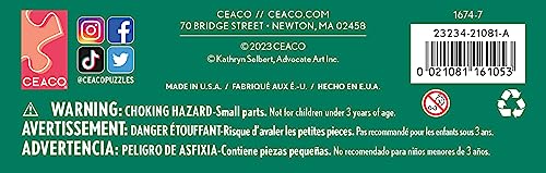 Ceaco - Holiday Window Shopping - Rompecabezas de 100 piezas para niños de 6 a 8 años | Licencia oficial, fabricado en EE.UU., tablero reciclado, tamaño terminado 11 x 15 pulgadas miniatura 7