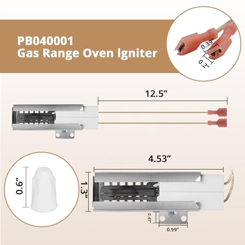 Image of PB040001 Gas Range Oven Igniter 2 Pack Compatible with Viking Range Stove