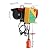 HYDIYGT 2IN 1 Electric Hoist, 1320LBS Electric Winch, Steel Electric Lift, 110V Electric Hoist with Wireless Remote Control, for Garage, Factories, Warehouses,Verandahs (660, Pounds)