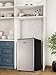 KRIB BLING 3.2 Cu.ft Upright Freezer Compact Mini Freezer with Removable Shelves for Bedroom, Office, Kitchen, Dorm,Silver