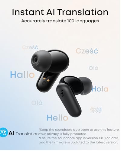 soundcore P30i by Anker Noise Cancelling Earbuds, Strong and Smart Noise Cancelling, Powerful Bass, 45H Playtime, 2-in-1 Case and Phone Stand, IP54, Wireless Earbuds, Bluetooth 5.4, App Control - Image 5