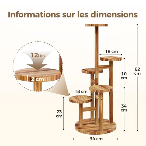 Support planteur de vases et pots de fleurs pour optimiser vos angles - 3