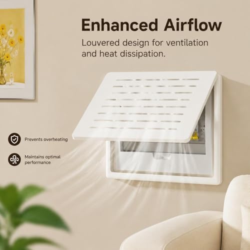 Cubierta decorativa para panel eléctrico Gralara: disimule los interruptores de su pasillo 6